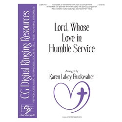 Lord, Whose Love in Humble Service - 7 bells (reproducible)