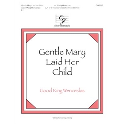 Gentle Mary Laid Her Child (3, 4 or 5 octaves)