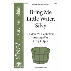 Bring Me Little Water, Silvy (SSAB a cappella with Opt. Percussion)