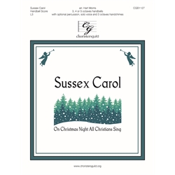 Sussex Carol - 3-5 octaves (handbell score)