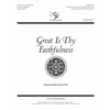 Reproducible Vocal Parts - Great Is Thy Faithfulness